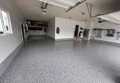Flake epoxy garage floor Billings MT